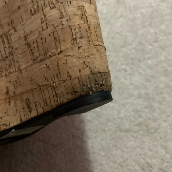 Floral Print Cork Wedges - Picture 13 of 13